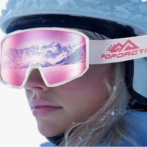 Polarized Spherical Ski Goggles 100% UV Protection